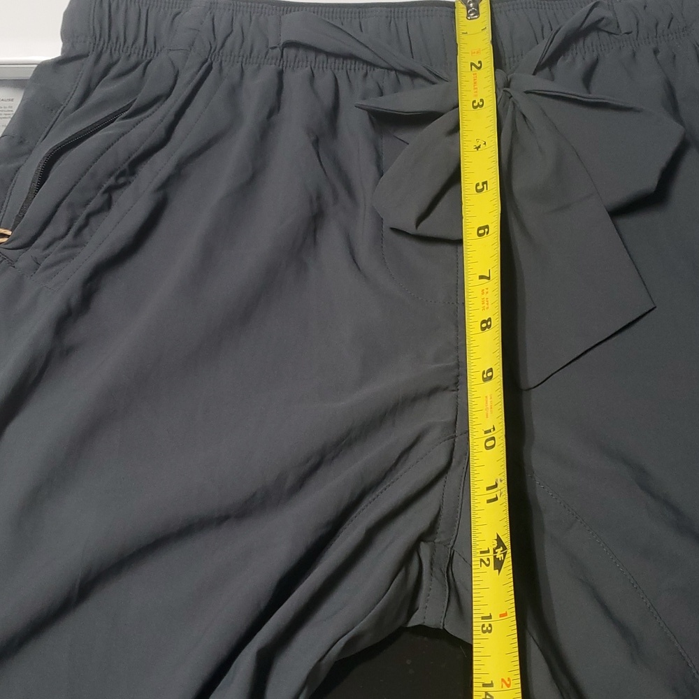 NWT Paskho Lightweight Performance Joggers Size Lg Tie Waist Womens Grey/Black - Picture 13 of 14